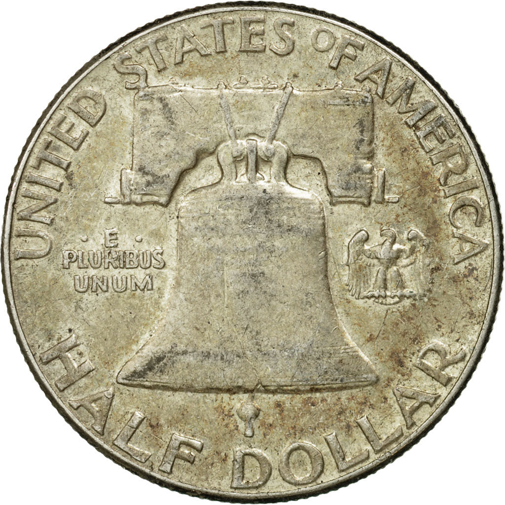 Coin, United States, Franklin Half Dollar, Half Dollar, 1963, U.S. Mint