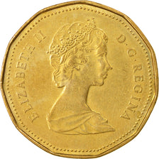 Coin, Canada, Elizabeth II, Dollar, 1987, Royal Canadian Mint, Ottawa