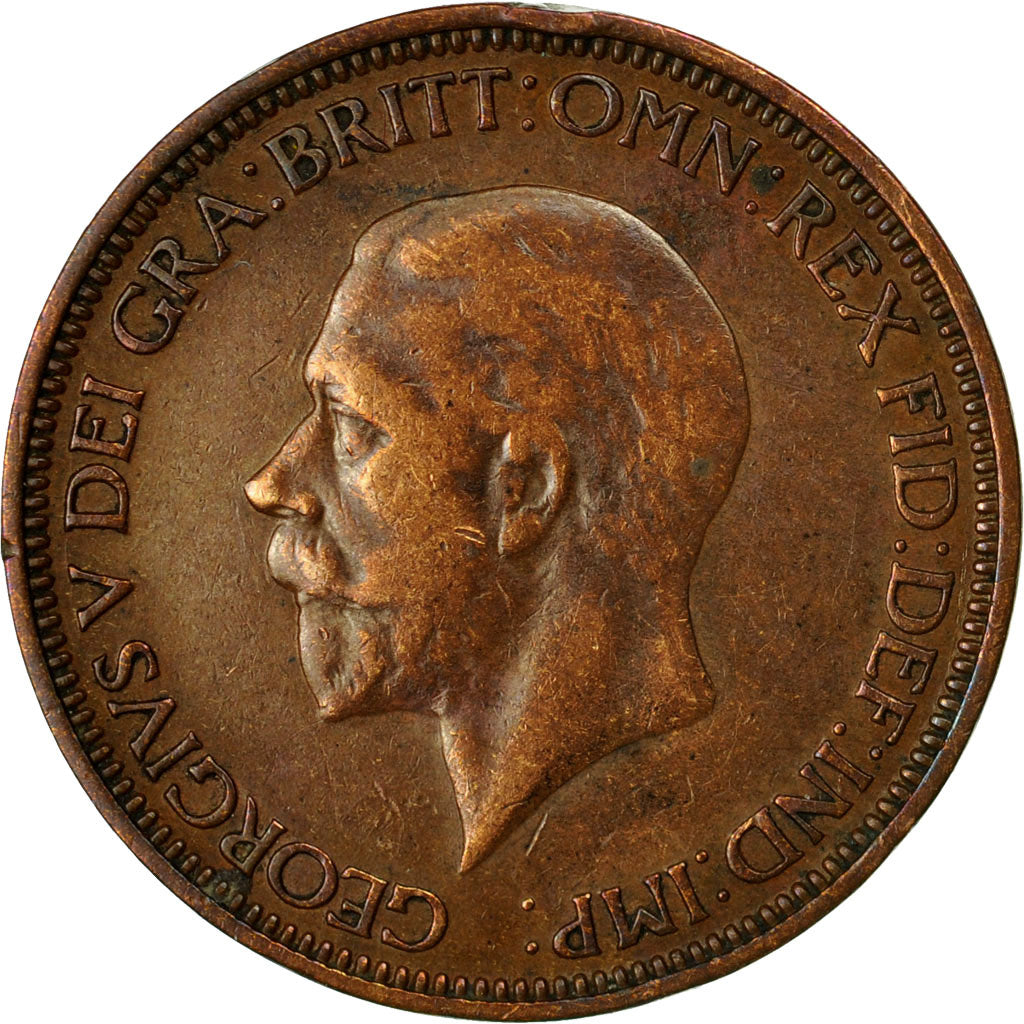 Coin, Great Britain, George V, Penny, 1935, EF(40-45), Bronze, KM:838