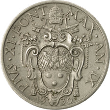 Munten, Vaticaanstad, Pius XI, 20 Centesimi, 1930, Roma, ZF+, Nickel, KM:3