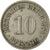 Moneda, ALEMANIA - IMPERIO, Wilhelm II, 10 Pfennig, 1901, Berlin, MBC, Cobre -