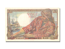 France, 20 Francs, 1944, KM #100a, 1944-02-10, UNC(63), R. 109, Fayette #13.8