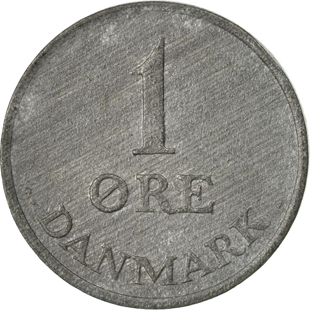 Coin, Denmark, Frederik IX, Ore, 1967, Copenhagen, EF(40-45), Zinc, KM:839.2