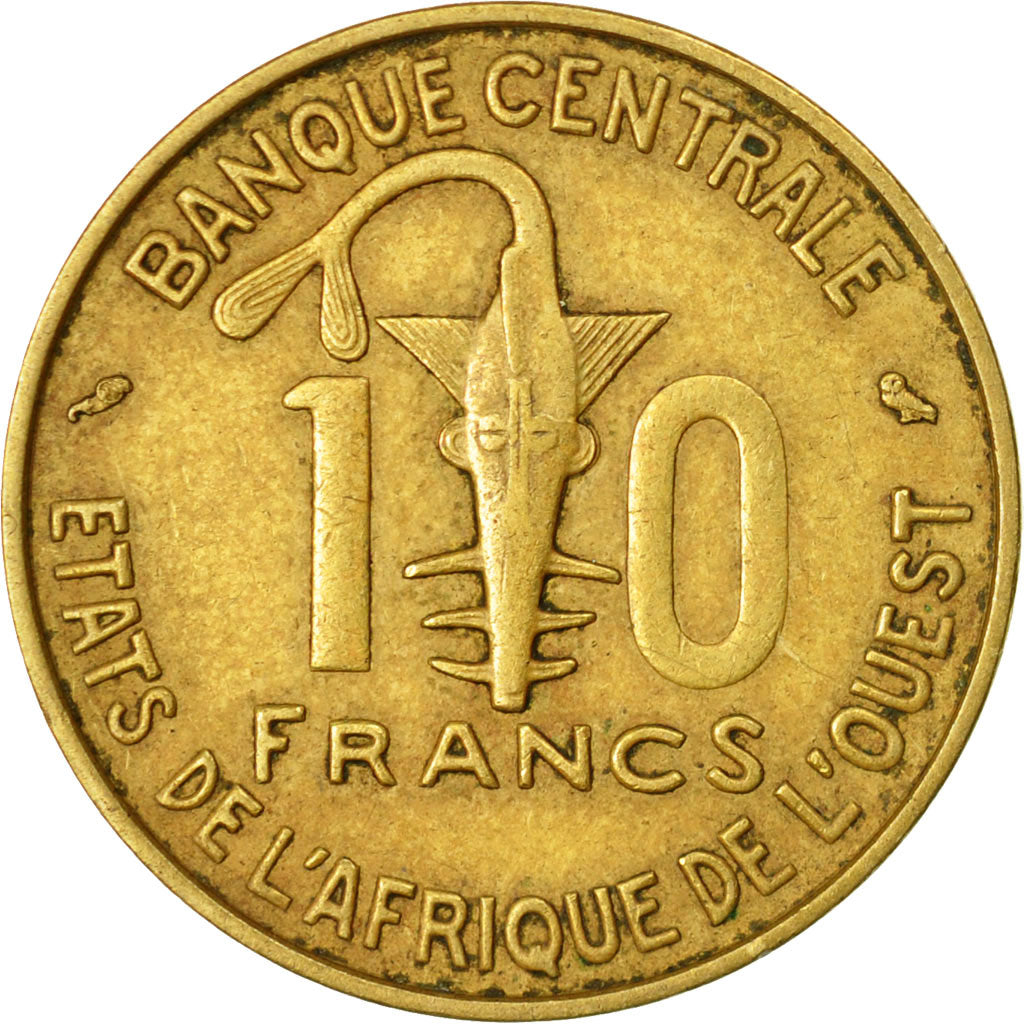 Coin, West African States, 10 Francs, 1966, Paris, EF(40-45)