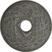 Coin, France, Lindauer, 20 Centimes, 1945, Paris, EF(40-45), Zinc, KM:907.1