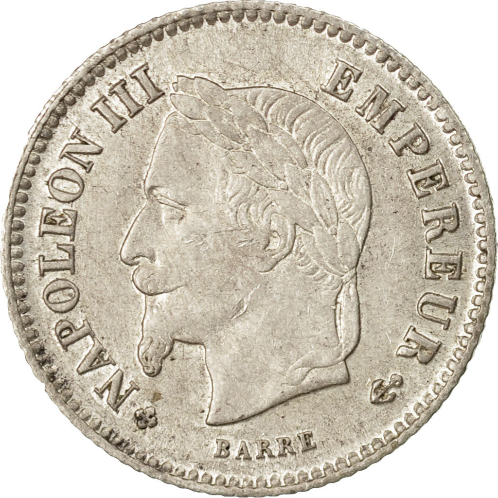 Coin, France, Napoleon III, Napoléon III, 20 Centimes, 1867, Strasbourg