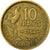 Coin, France, Guiraud, 10 Francs, 1954, Paris, EF(40-45), Aluminum-Bronze
