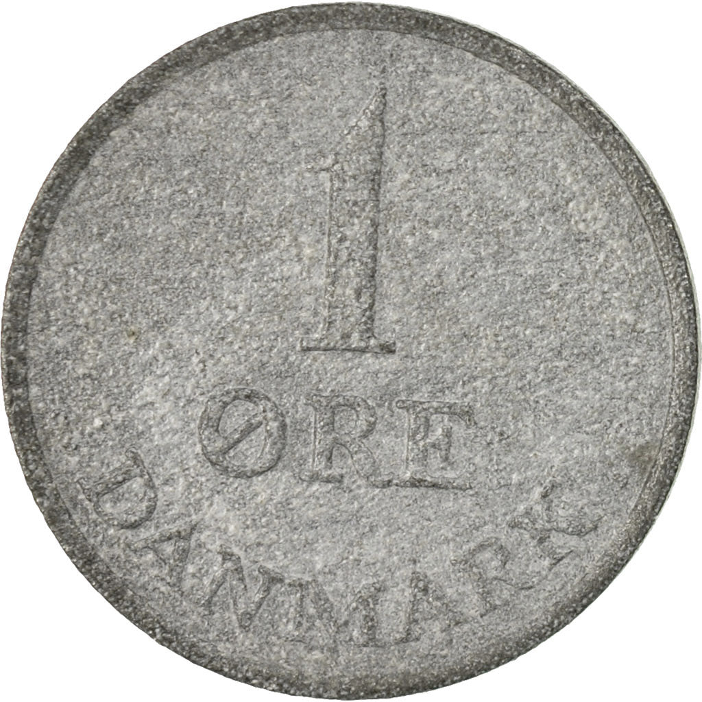 Coin, Denmark, Frederik IX, Ore, 1968, Copenhagen, EF(40-45), Zinc, KM:839.2