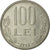 Moneda, Rumanía, 100 Lei, 1992, MBC+, Níquel chapado en acero, KM:111