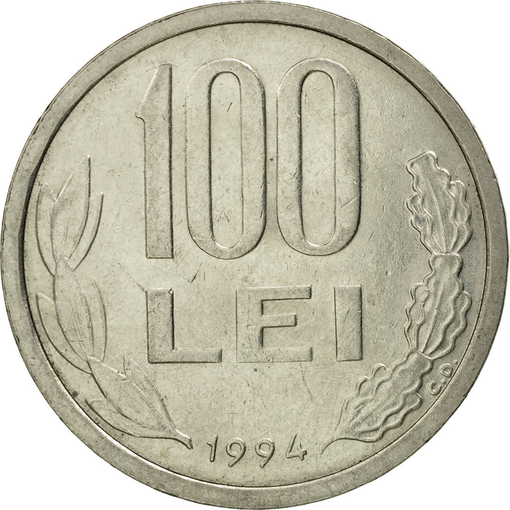 Münze, Rumänien, 100 Lei, 1994, VZ, Nickel plated steel, KM:111