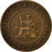 Coin, FRENCH INDO-CHINA, Cent, 1888, Paris, EF(40-45), Bronze, KM:1