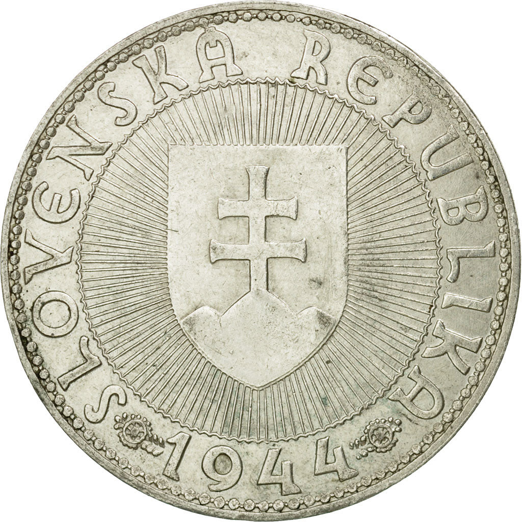 Coin, Slovakia, 10 Korun, 1944, AU(50-53), Silver, KM:9.1