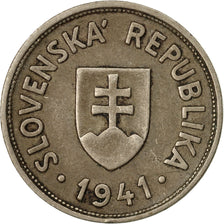 Coin, Slovakia, 50 Halierov, 1941, EF(40-45), Copper-nickel, KM:5
