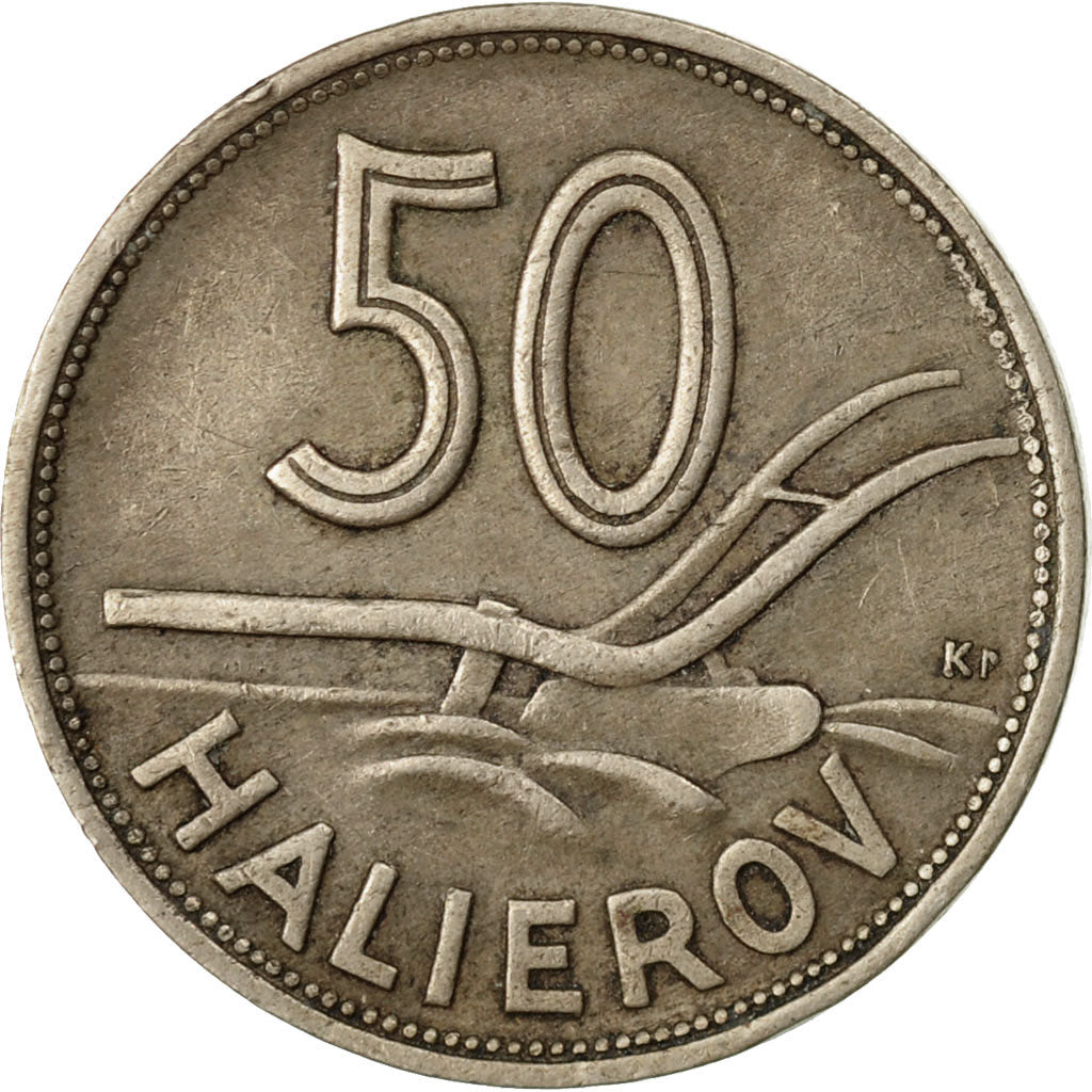 Coin, Slovakia, 50 Halierov, 1941, EF(40-45), Copper-nickel, KM:5