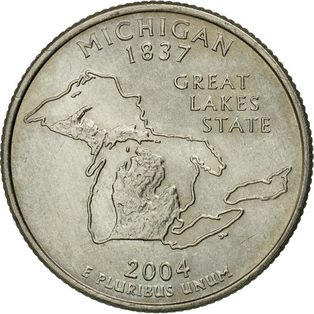 Coin, United States, Quarter, 2004, U.S. Mint, Philadelphia, AU(50-53)