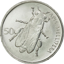 Coin, Slovenia, 50 Stotinov, 1993, MS(60-62), Aluminum, KM:3