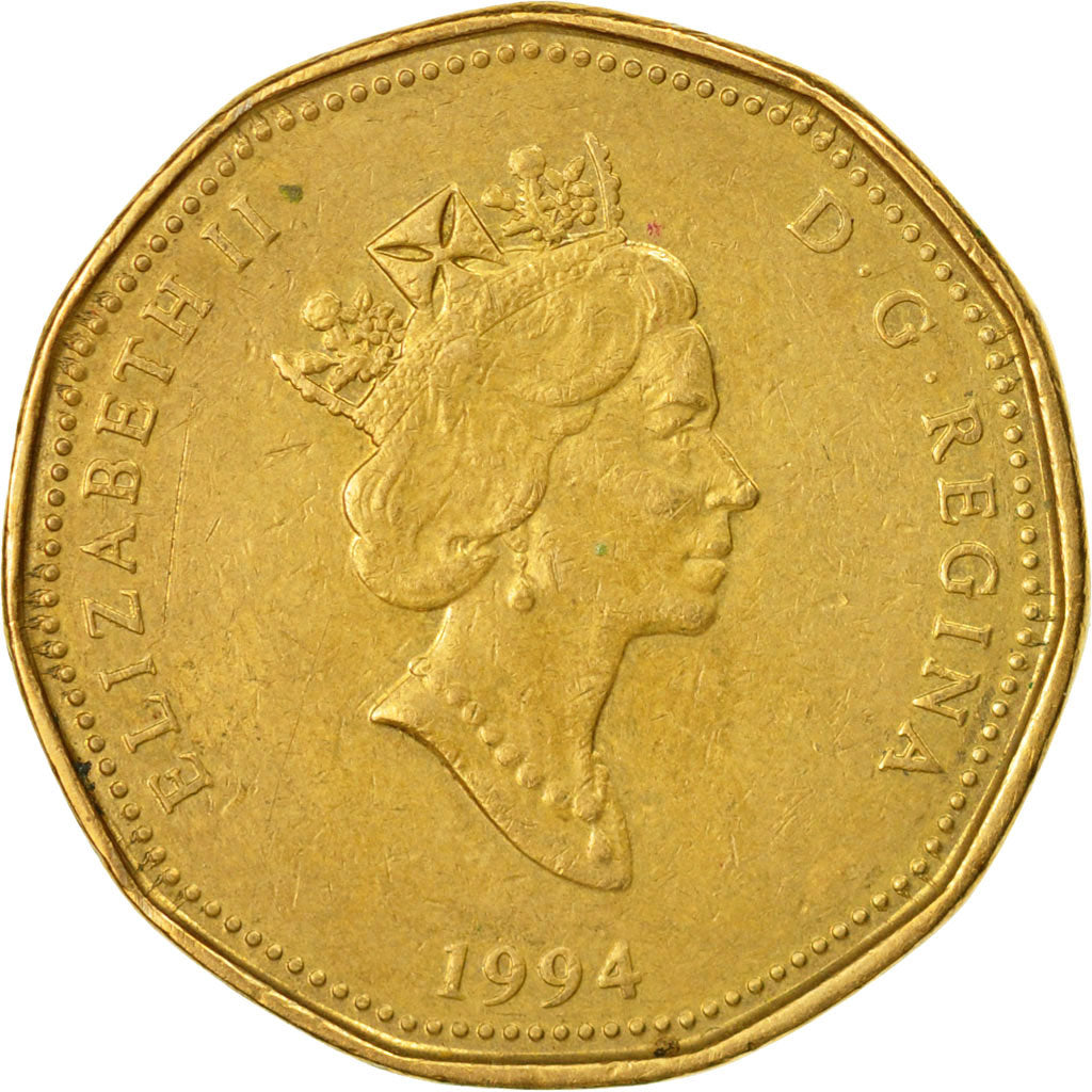 Moneta, Canada, Elizabeth II, Dollar, 1994, Royal Canadian Mint, Ottawa