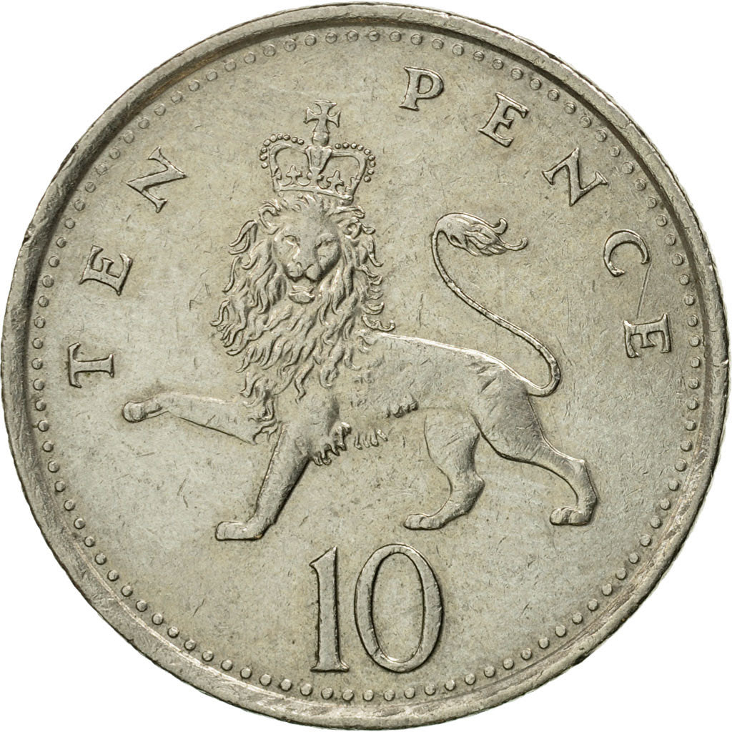 Monnaie, Grande-Bretagne, Elizabeth II, 10 Pence, 1992, TTB+, Copper-nickel