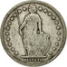 Coin, Switzerland, Franc, 1880, Bern, VF(20-25), Silver, KM:24