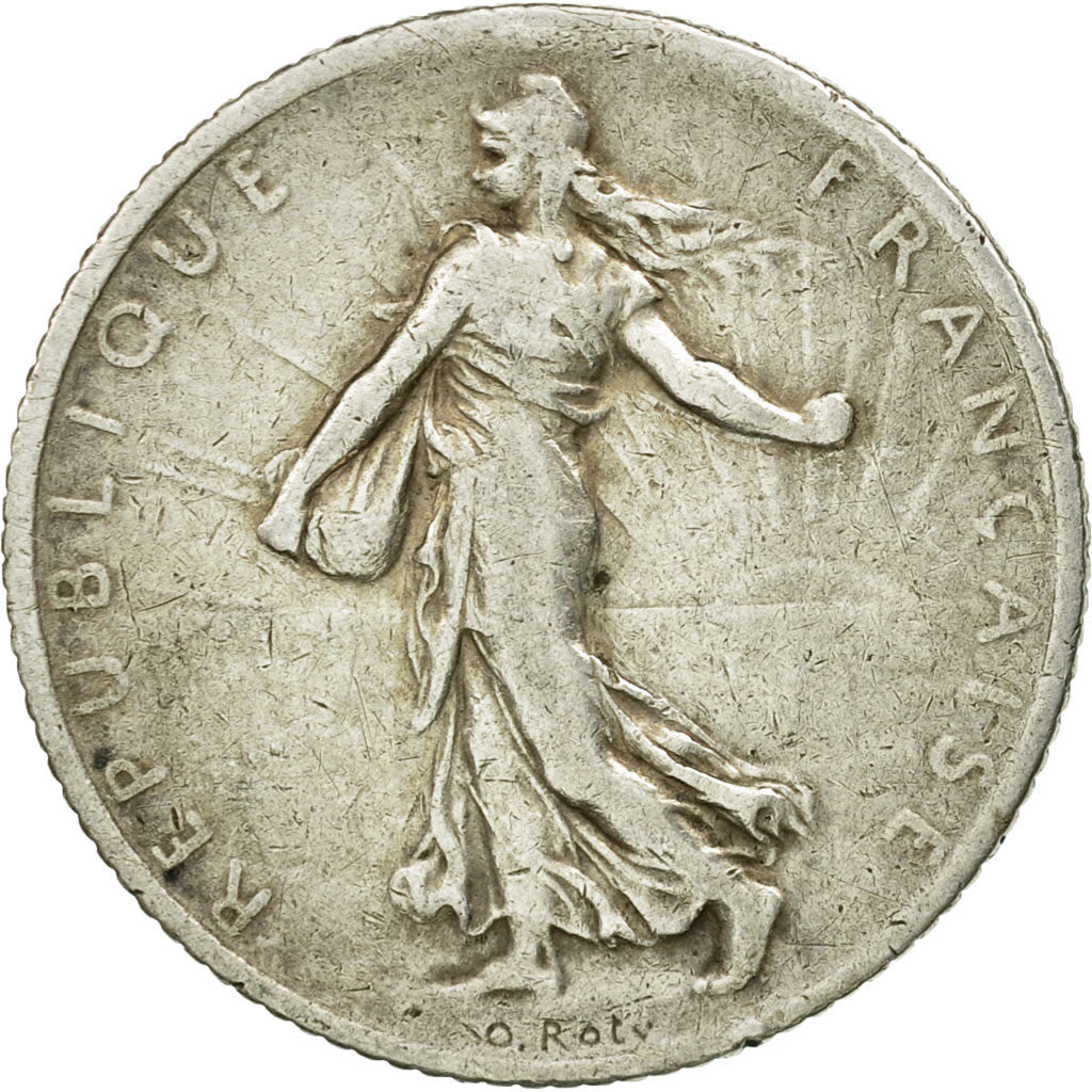 Coin, France, Semeuse, Franc, 1920, Paris, EF(40-45), Silver, KM:844.1, Le