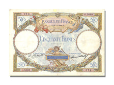 France, 50 Francs, 1929, KM #77a, 1929-11-29, F(12-15), O.5669, Fayette #15.3