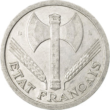 Coin, France, Bazor, 2 Francs, 1944, Beaumont - Le Roger, EF(40-45), Aluminum