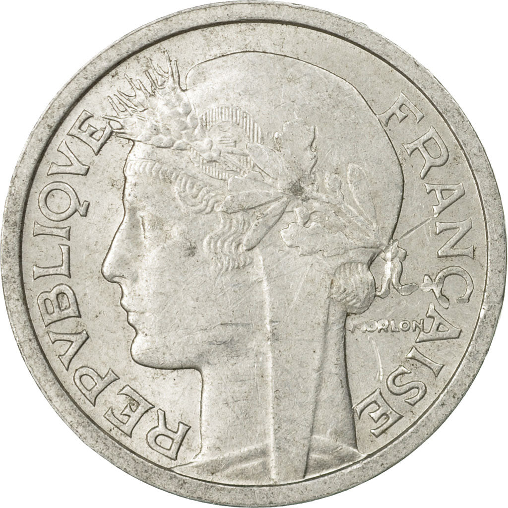Monnaie, France, Morlon, Franc, 1948, Beaumont - Le Roger, TTB, Aluminium