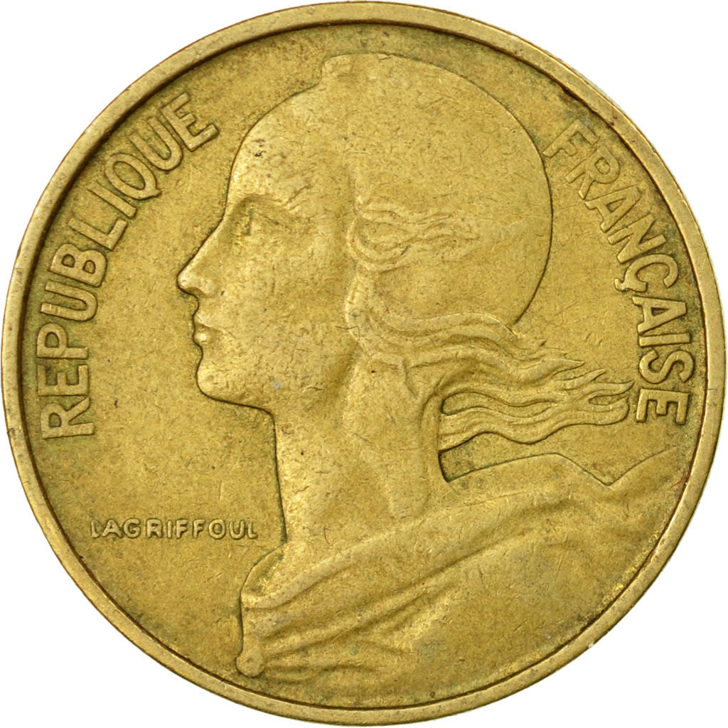 Coin, France, Marianne, 10 Centimes, 1972, Paris, VF(20-25), Aluminum-Bronze