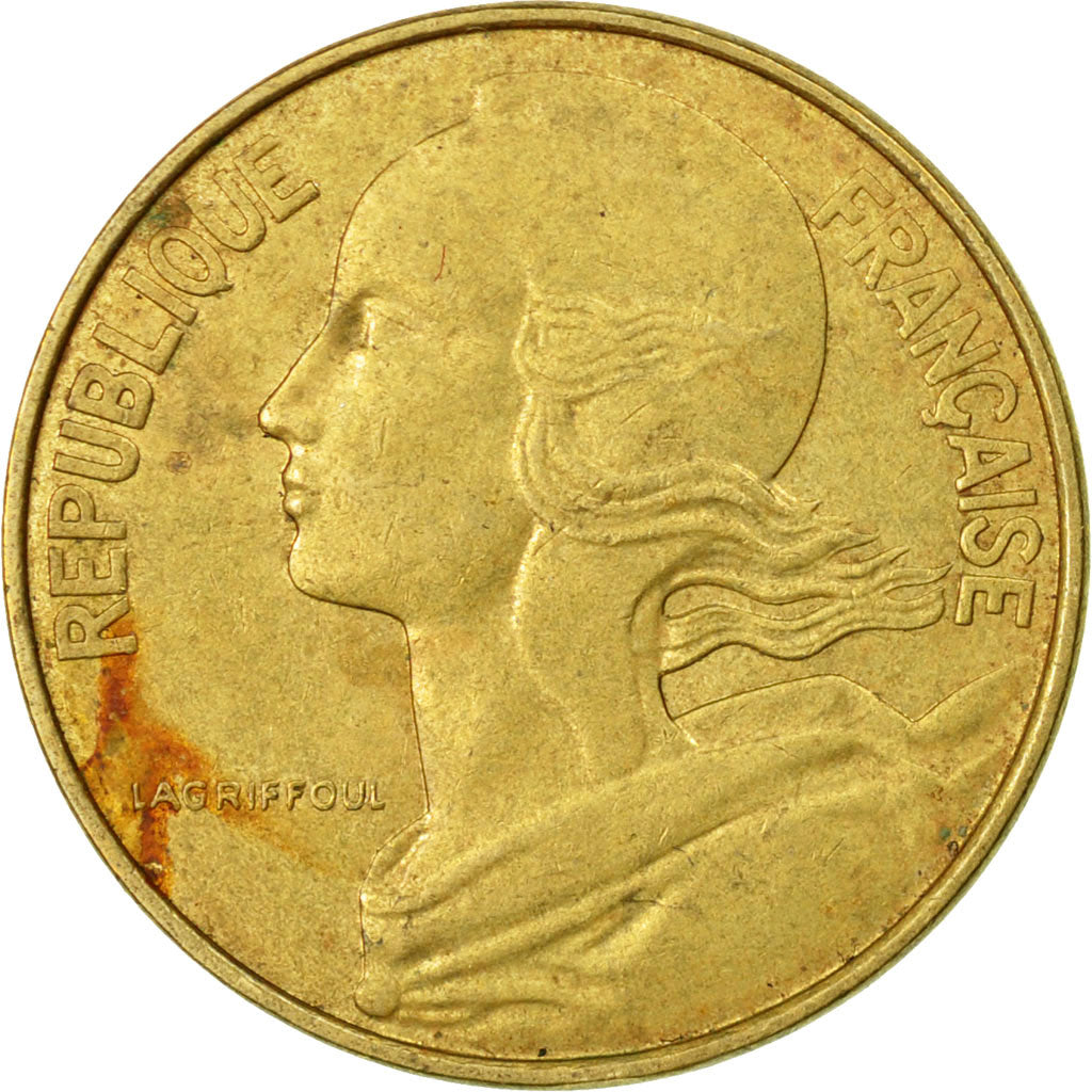 Münze, Frankreich, Marianne, 10 Centimes, 1988, Paris, SGE+, Aluminum-Bronze