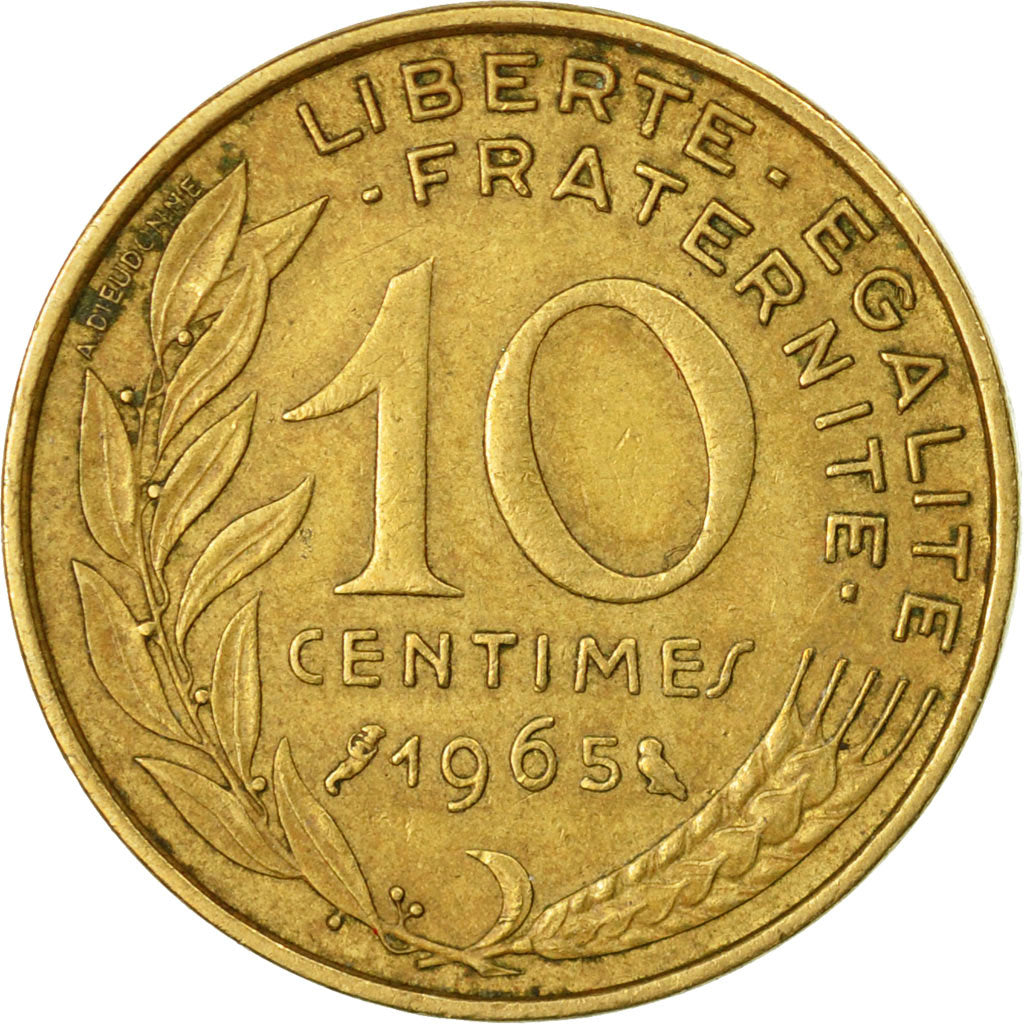 Coin, France, Marianne, 10 Centimes, 1991, Paris, VF(20-25), Aluminum-Bronze