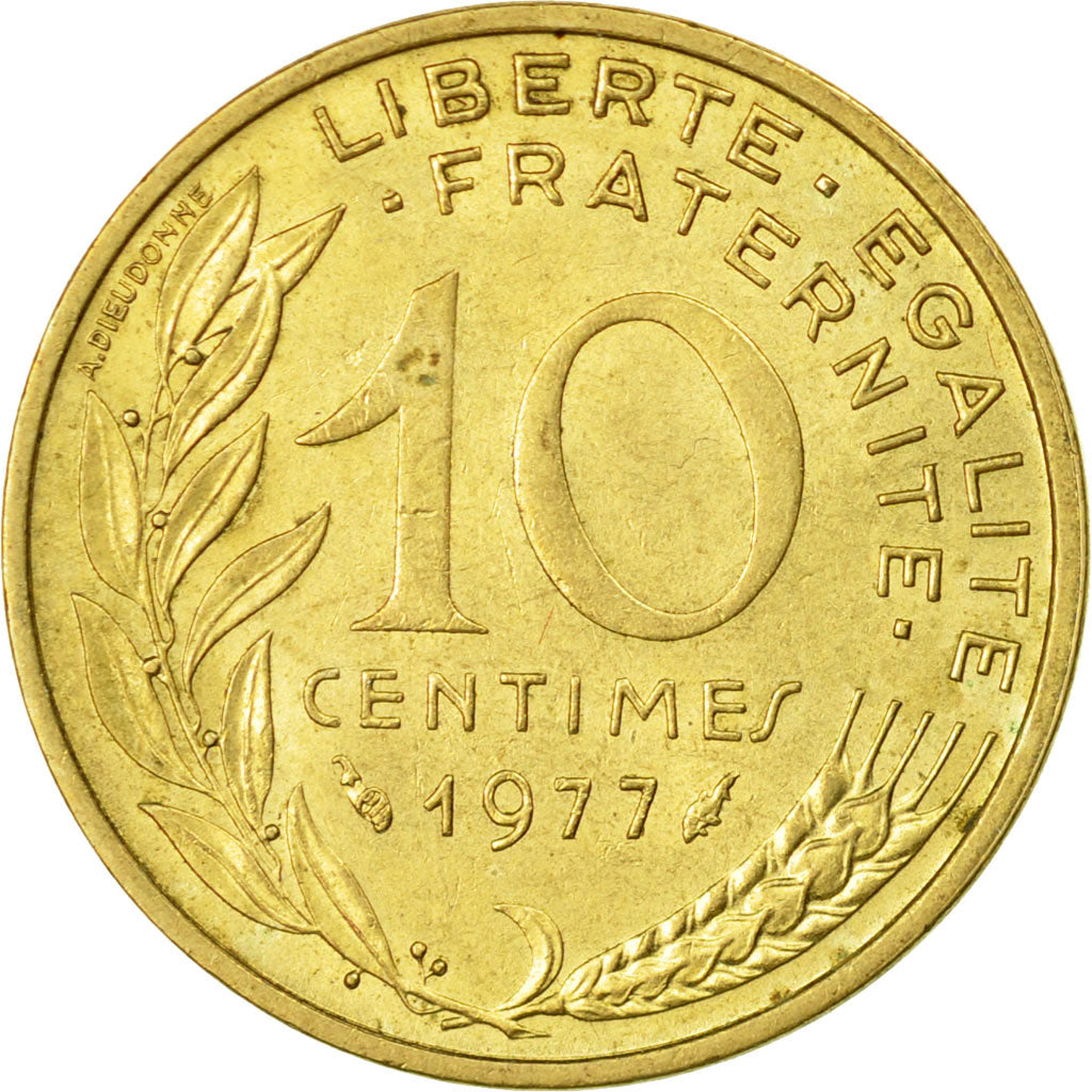 Münze, Frankreich, Marianne, 10 Centimes, 1967, Paris, S+, Aluminum-Bronze