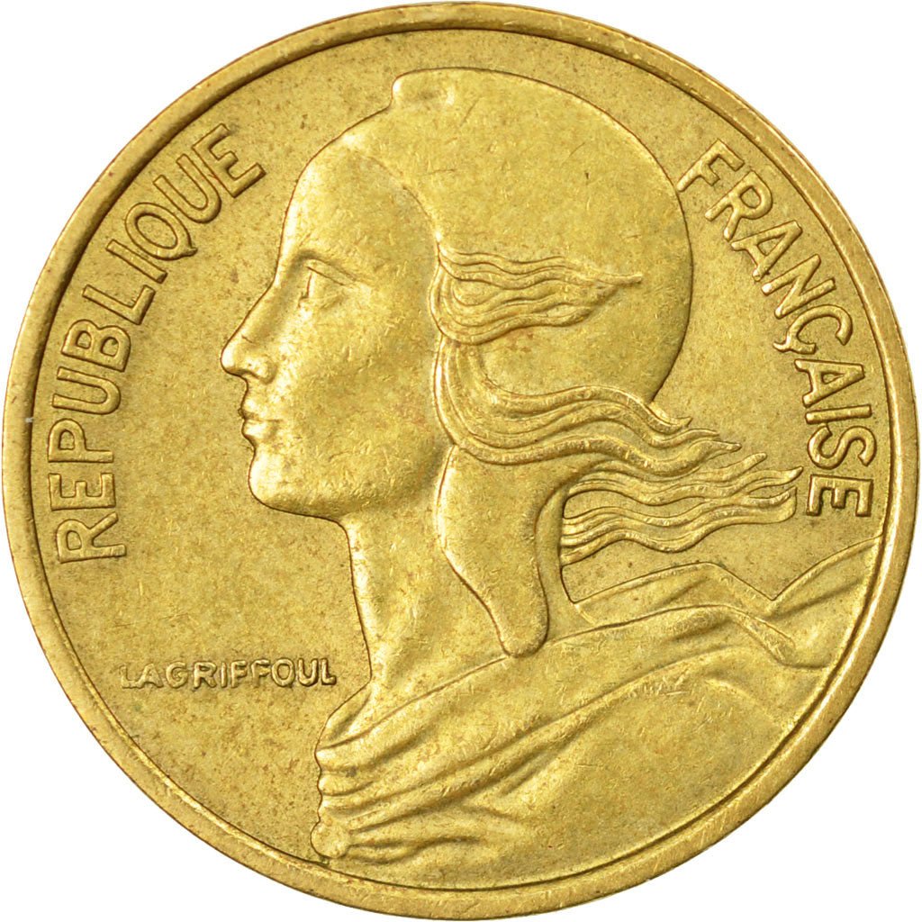 Moneta, Francja, Marianne, 5 Centimes, 1983, Paris, VF(20-25), Aluminium-Brąz