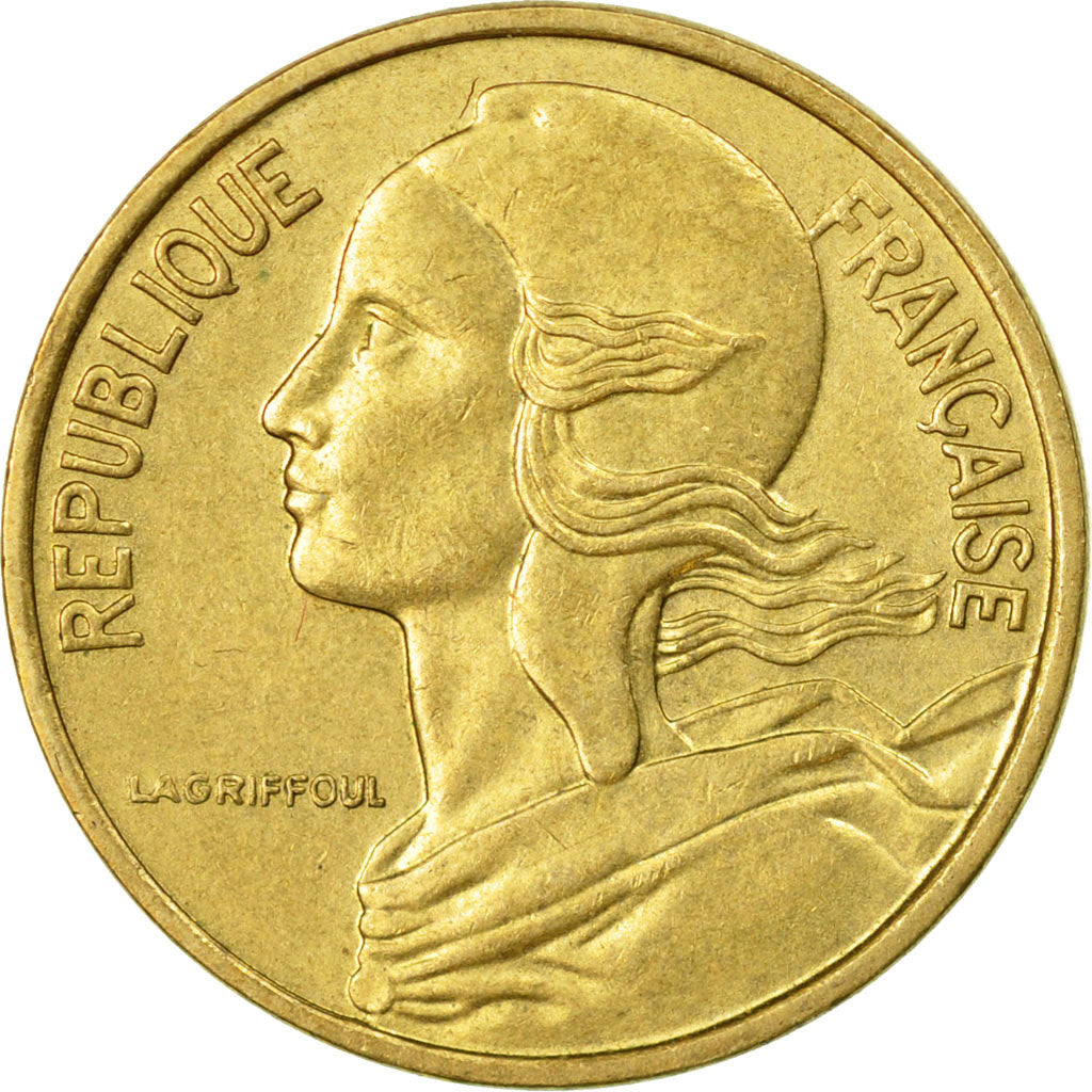 Moneda, Francia, Marianne, 5 Centimes, 1985, Paris, BC+, Aluminio - bronce