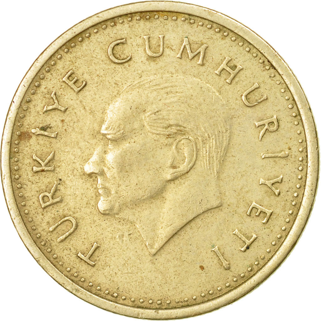Coin, Turkey, 1000 Lira, 1991, VF(20-25), Nickel-brass, KM:997