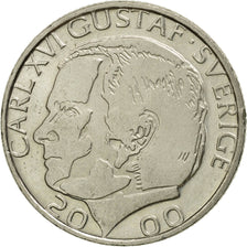 Coin, Sweden, Carl XVI Gustaf, Krona, 2000, MS(63), Copper-nickel, KM:852a