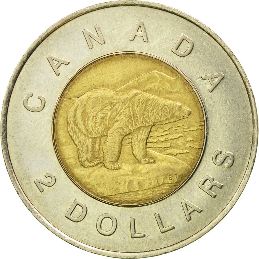 Moneda, Canadá, Elizabeth II, 2 Dollars, 1996, Royal Canadian Mint, Ottawa