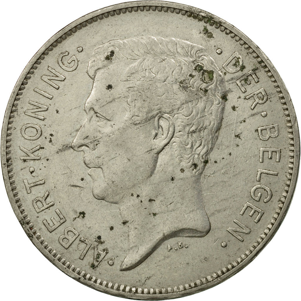 Moneta, Belgio, 20 Francs, 20 Frank, 1931, MB+, Nichel, KM:102