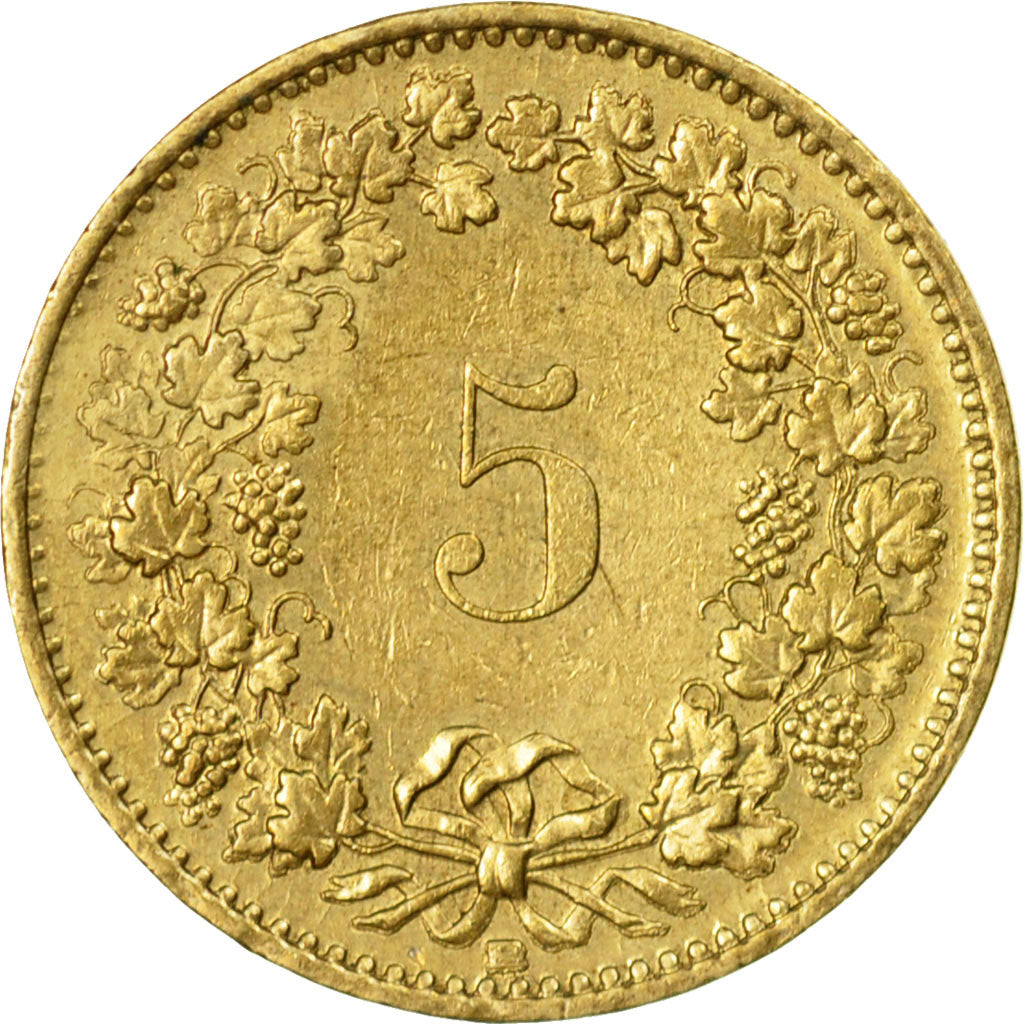 Moneta, Svizzera, 5 Rappen, 1993, Bern, BB, Alluminio-bronzo, KM:26c