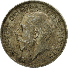 Coin, Great Britain, George V, 6 Pence, 1919, EF(40-45), Silver, KM:815