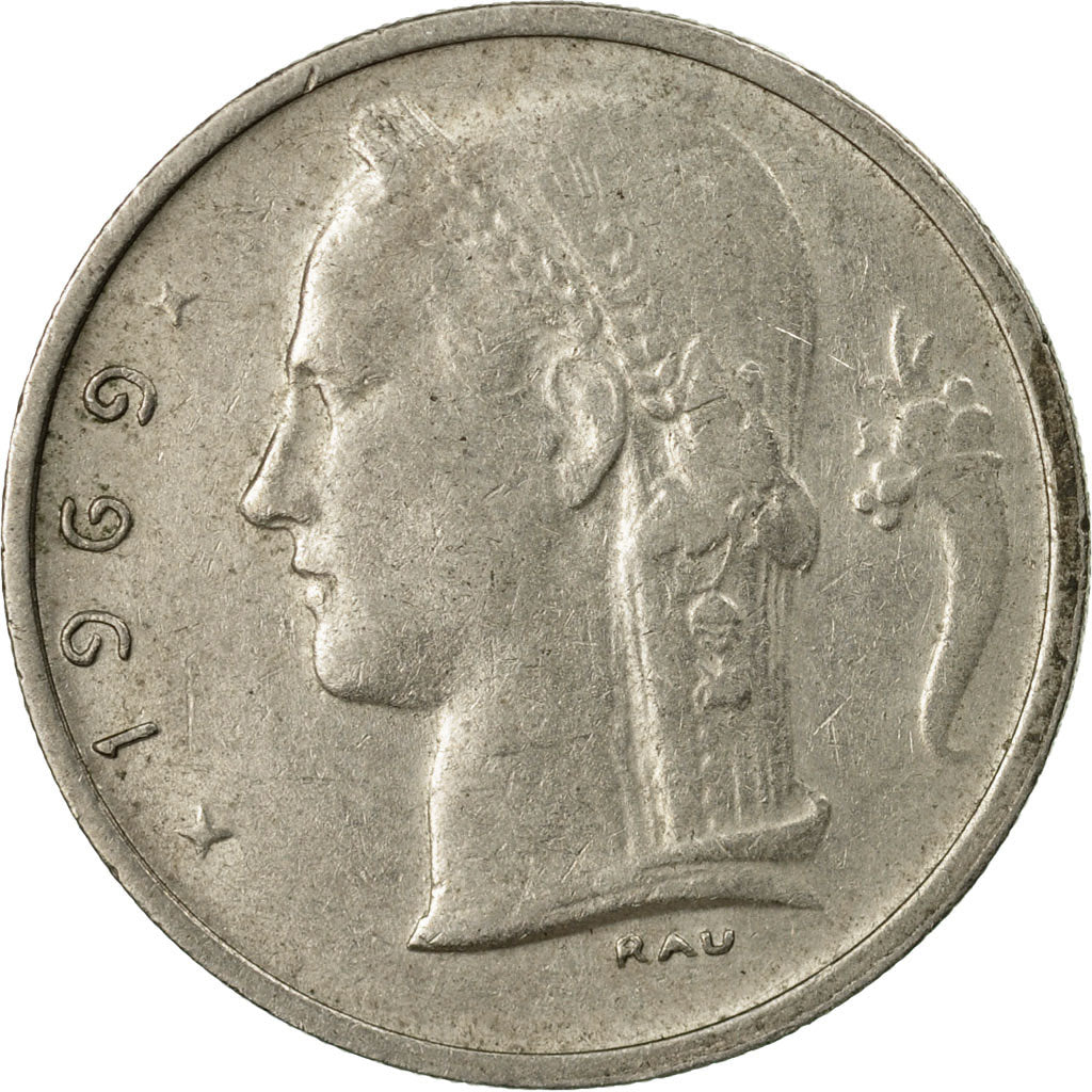 Coin, Belgium, Franc, 1969, F(12-15), Copper-nickel, KM:143.1