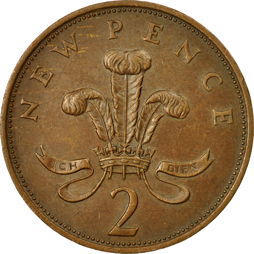 Monnaie, Grande-Bretagne, Elizabeth II, 2 New Pence, 1978, TB+, Bronze, KM:916