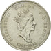 Coin, Canada, Elizabeth II, 25 Cents, 1992, Royal Canadian Mint, Ottawa