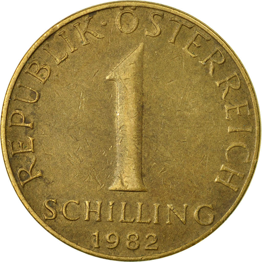Coin, Austria, Schilling, 1982, VF(30-35), Aluminum-Bronze, KM:2886