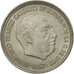 Monnaie, Espagne, Caudillo and regent, 25 Pesetas, 1964, TB+, Copper-nickel