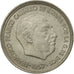 Munten, Spanje, Caudillo and regent, 25 Pesetas, 1964, FR+, Copper-nickel