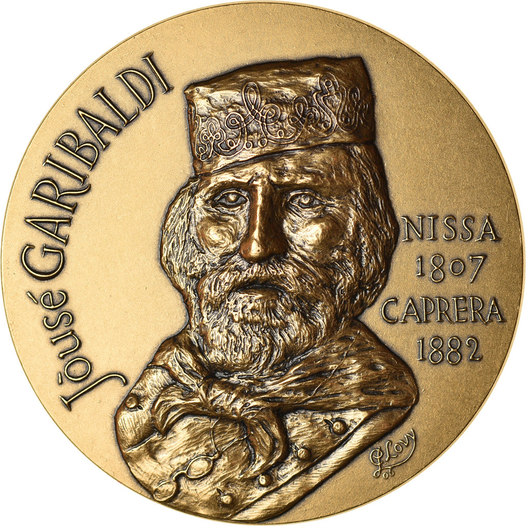 France, Médaille, Jousé Garibaldi, Nice Reconnaissante, 2007, MDP, FDC, Bronze