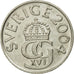 Moneta, Svezia, Carl XVI Gustaf, 5 Kronor, 2004, BB, Nichel ricoperto in