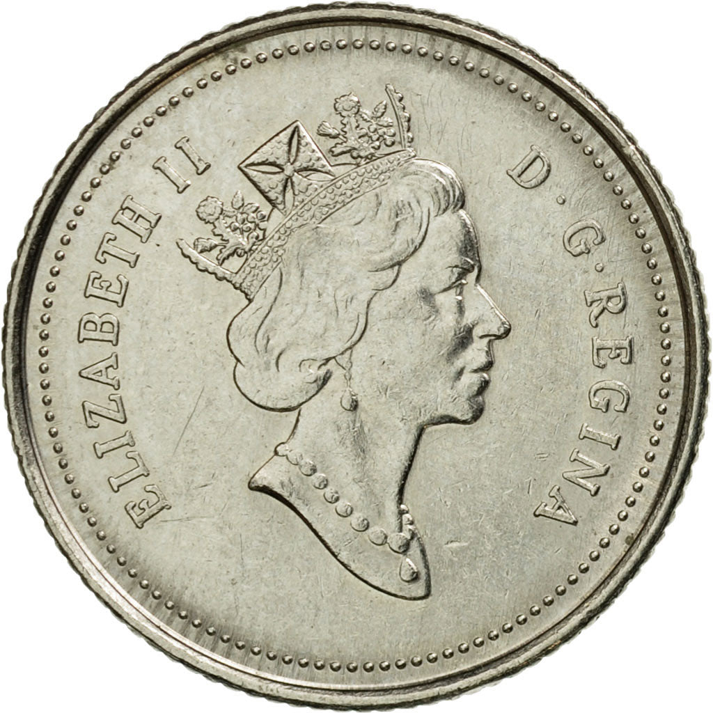 Coin, Canada, Elizabeth II, 10 Cents, 1990, Royal Canadian Mint, Ottawa