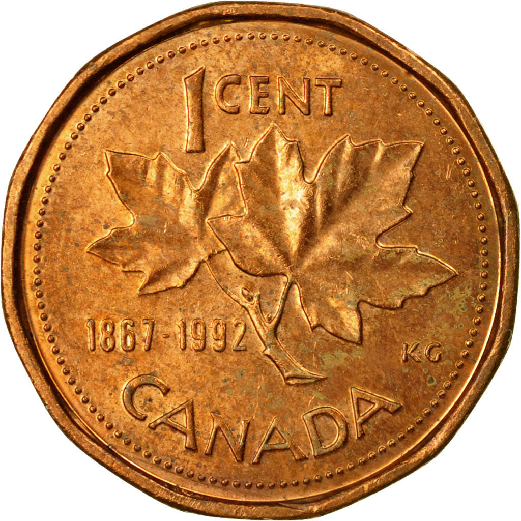 Moneda, Canadá, Elizabeth II, Cent, 1982, Royal Canadian Mint, Ottawa, MBC