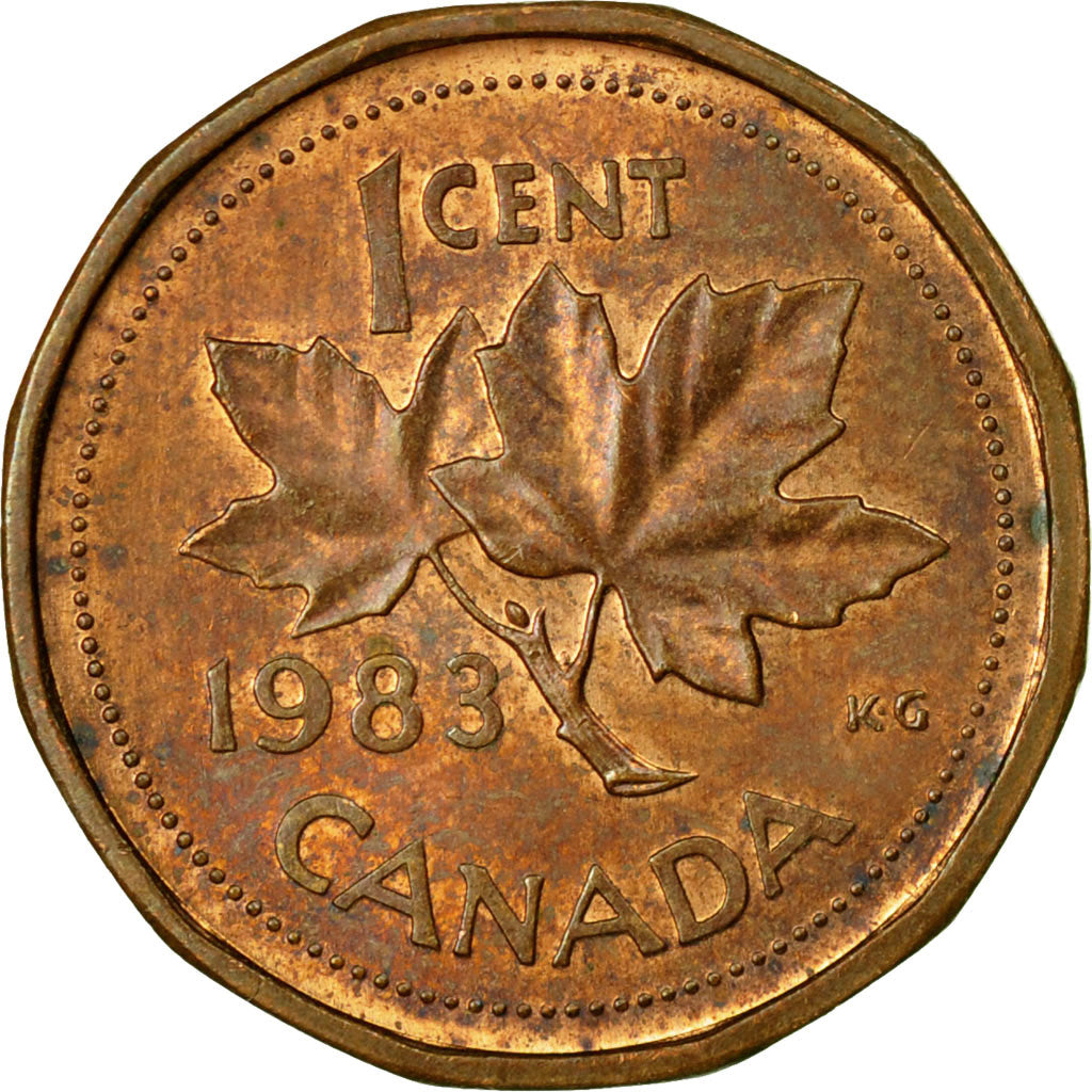 Münze, Kanada, Elizabeth II, Cent, 1983, Royal Canadian Mint, Ottawa, S+
